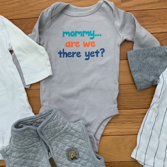 Bundle 3-6 Month Baby One-Pieces (various brands) - Picture 6 of 9